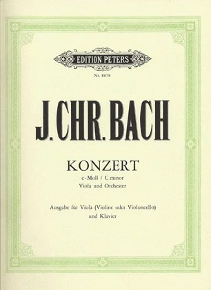C.F. Peters Bach, J.C.: Concerto in c minor (viola & piano)