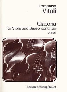 Vitali, Tomaso Antonio (Hermann): Ciacona-Chaconne in G minor (viola & piano)