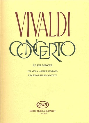 HAL LEONARD Vivaldi (Barsony & Nagy): Concerto in G minor, RV417 (viola & piano)