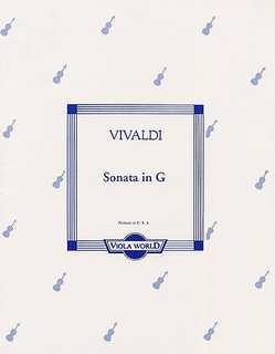Vivaldi, Antonio (Arnold): Sonata in G (viola & piano)