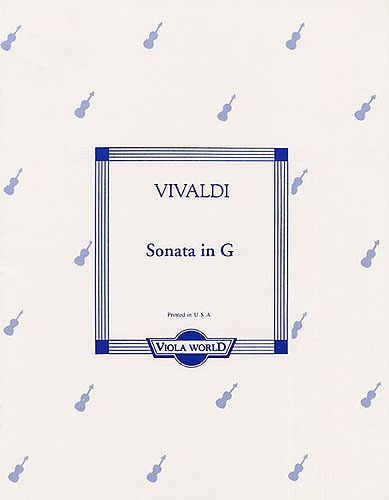 Vivaldi, Antonio (Arnold): Sonata in G (viola & piano)