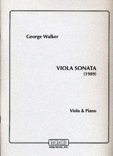 Walker, George: Viola Sonata (viola & piano)