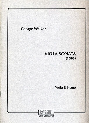 Walker, George: Viola Sonata (viola & piano)