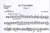 Carl Fischer Squire, W.H.: At Twilight;Triste (cello & piano)