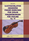 HAL LEONARD Bloch, J.: Finger Exercises for Violin, Op. 16