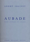 Carl Fischer Jolivet, Andre: Aubade (violin & piano)