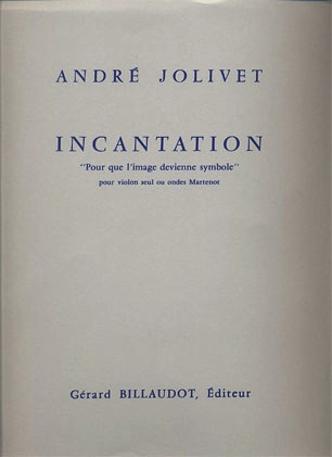 Carl Fischer Jolivet, Andre: Incantation (violin)