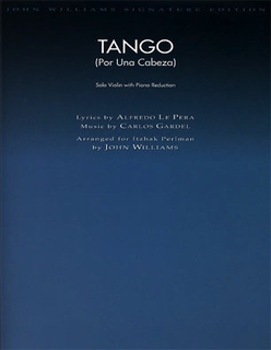 HAL LEONARD Gardel (Wiliams): Tango - Por Una Cabeza (violin & piano reduction)