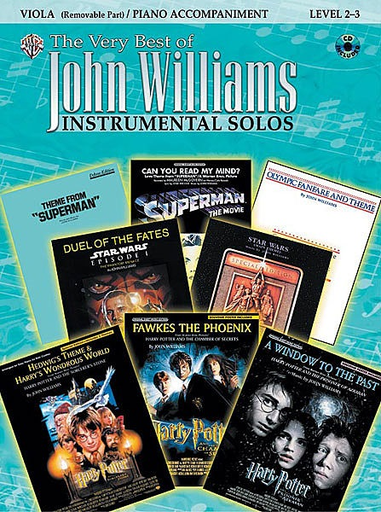 Alfred Music Williams, John: The Very Best Instrumental Solos (viola, CD, Piano)
