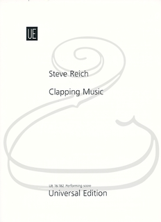 HAL LEONARD Reich: (Score) Clapping Music - Performance Score (2 performers) Universal Edition