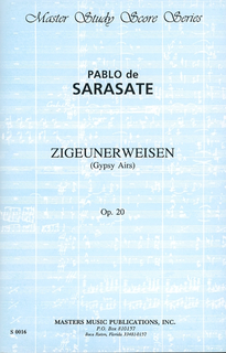 LudwigMasters Sarasate, P.: (Score) Zigeunerweisen (Gypsy Airs) Op.20 (violin, and orchestra)