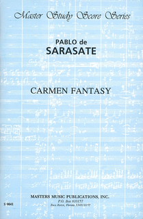 LudwigMasters Sarasate, P.: (Score) Carmen Fantasy (violin, and orchestra)