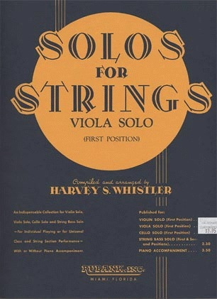 HAL LEONARD Whistler, H.S.: Solos for Strings (viola)