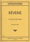 International Music Company Wieniawski: Reverie (viola & piano)