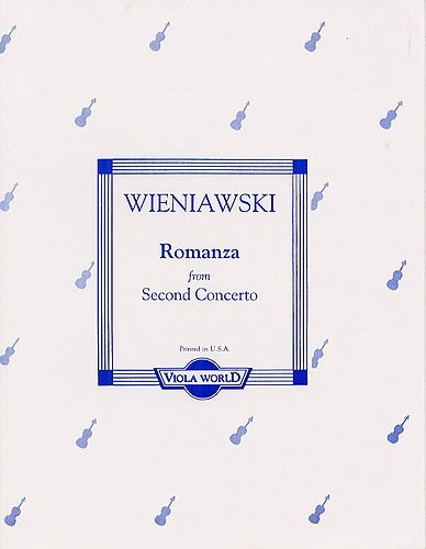 Wieniawski, Henri (Arnold): Romanza from Second Concerto (viola & piano)