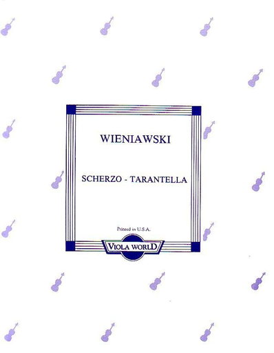 Wieniawski, Henri (Arnold): Scherzo-Tarantella (viola & piano)