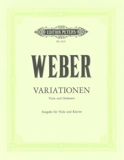 Weber, von, Carl Maria: Variationen (viola & piano)