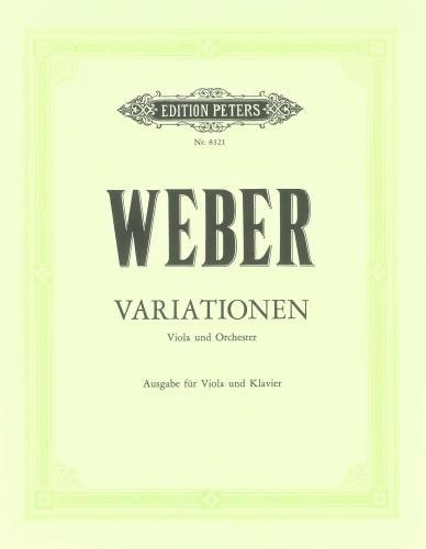 Weber, von, Carl Maria: Variationen (viola & piano)
