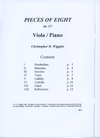 Wiggins, Christopher: Pieces of Eight, op.157 (viola & piano)