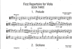 Wilkinson: First Repertoire for Viola Vol.3 (viola & piano)