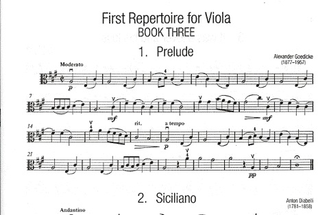 Wilkinson: First Repertoire for Viola Vol.3 (viola & piano)