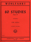 International Music Company Wohlfahrt: 60 Studies, Opus 45: Volume II for viola solo