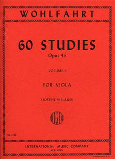 International Music Company Wohlfahrt: 60 Studies, Opus 45: Volume II for viola solo