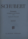 HAL LEONARD Schubert, F. (Seiffert, ed.): Sonata and Arpeggione in A Minor, D 821, Op, Posth., urtext (cello & piano)