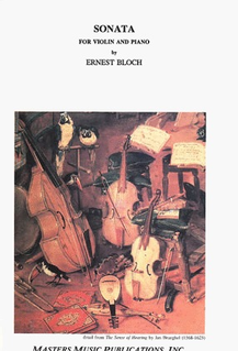LudwigMasters Bloch, Ernest: Sonata (violin & piano)