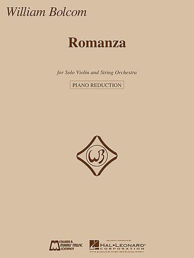 HAL LEONARD Bolcom, W.: Romanza (violin & piano)