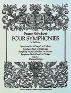 Schubert, Franz: Dover SCORE Symphonies No. 4, 5, 8 and 9