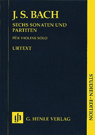 HAL LEONARD Bach, J.S. (Ronnau, ed.): Sonatas and Partitas, BWV 1001-1006, urtext (violin solo study score)