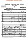 HAL LEONARD Prokofiev, S.: Violin Concerto No.2 (score)