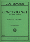 International Music Company Goltermann, Georg (Rose): Concerto #1 (cello & piano)