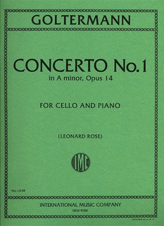International Music Company Goltermann, Georg (Rose): Concerto #1 (cello & piano)