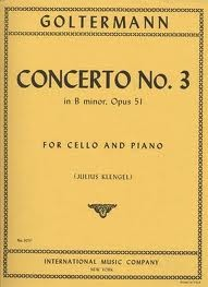 International Music Company Goltermann, Georg (Klengel): Concerto No.3 in B minor (cello & piano) IMC