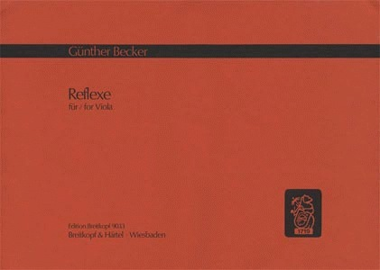 Becker, Gunther: Reflexe (viola)