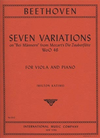 International Music Company Beethoven, L.Van: Seven Variations on Bei Mannern from Magic Flute (viola & piano) IMC