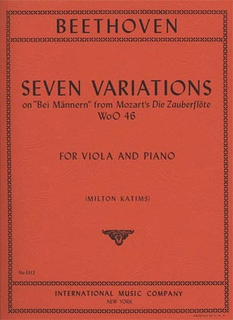 International Music Company Beethoven, L.Van: Seven Variations on Bei Mannern from Magic Flute (viola & piano) IMC