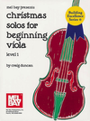 Duncan: Christmas Solos for Beginning Viola (viola/piano or 2 violas/piano)