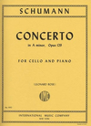 International Music Company Schumann, R. (Rose): Cello Concerto in A minor, Op.129 (cello & piano)