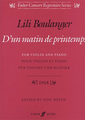 Boulanger: Matin de Printemps (violin & piano)