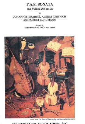 LudwigMasters Brahms/Dietrich/Schumann: F.A.E. Sonata (violin & piano)