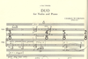 Wuorinen, C.: Duo (Violin & Piano)
