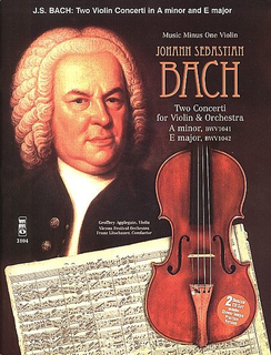 HAL LEONARD Bach, J.S.: Two Concerti - Concerto Nos.1 & 2, BWV1041 & 1042 (violin & piano)(CD) Music Minus One