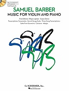 HAL LEONARD Barber, Samuel: Music for Violin and Piano (Violin & Piano or CD)