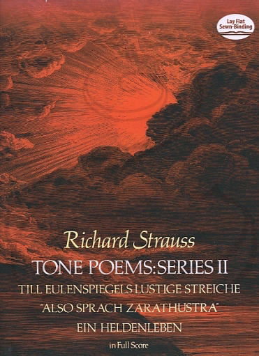 Dover Publications Strauss, R.: (score) Tone Poems: Series 2 - Till Eulenspiegels, "Zarathustra," & Ein Heldenleben (full orchestra) Dover Publications