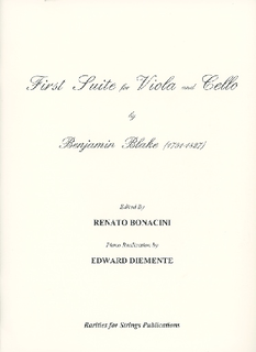 Rarities for Strings Blake, Benjamin: Solo for for Viola in Three Movements with Cello or Piano Accompaniment.