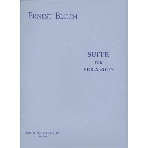 Broude Brothers Limited Bloch, Ernest: Suite for Viola Solo (viola solo)