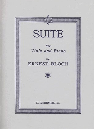 HAL LEONARD Bloch, Ernest: Suite 1919 (Viola & Piano)